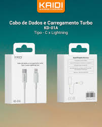 Cabo de Dados e Carregamento Turbo Kaidi KD-01A