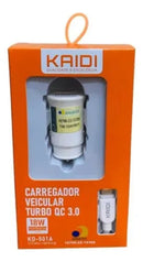 Carregador Veicular Turbo USB 3A Kaidi KD-501