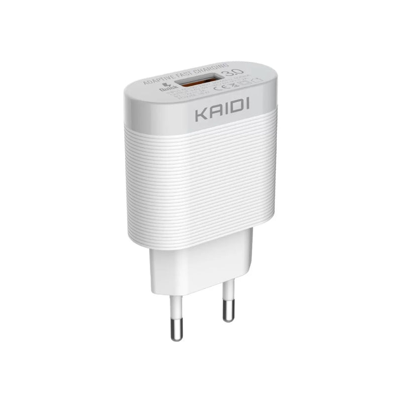 Carregador de Tomada USB QC 3.0 Kaidi KD-550