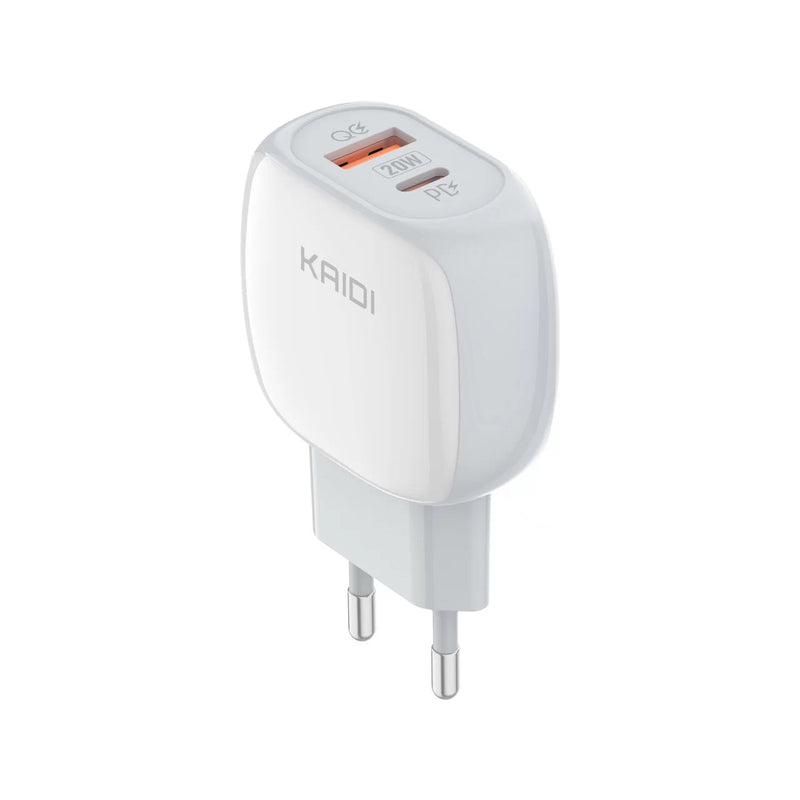 Carregador de Tomada USB e USB-C 20W Kaidi KD-106