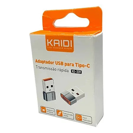 Adaptador OTG  KD-339 Tipo C