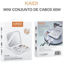 Kit Adaptador Multifuncional 9 em 1 60W Kaidi KD-102