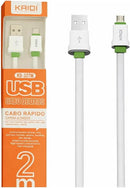 Cabo De Carregamento USB 2000M KAIDI KD-327