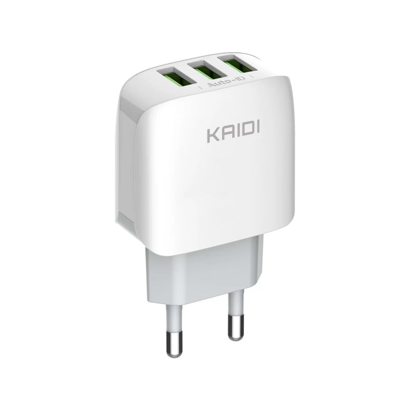 Carregador de tomada 3 saídas KD-557