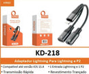 Adaptador com Saída Dupla Kaidi KD-218