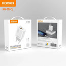 Carregador de Tomada Turbo PD 20W QC 18W KDPAN KN-106