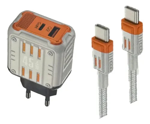 Carregador de Tomada Turbo GaN 65W Kaidi KD-693