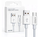 Cabo de Carregamento USB 1M Kaidi KD-25