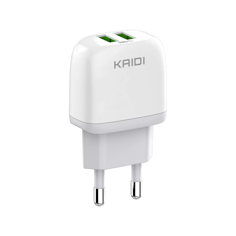 Carregador de Tomada 2 USB Kaidi KD-556