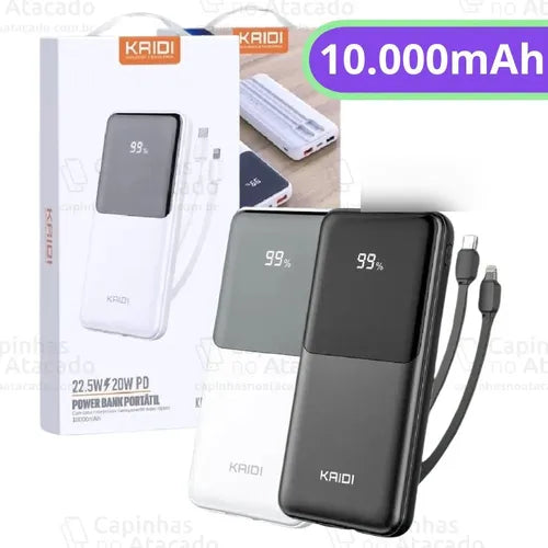Carregador Power Bank Portátil 22.5W 20W KD-961