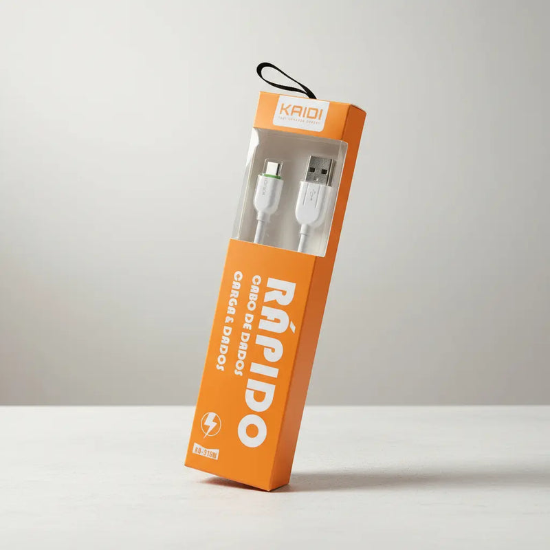 Cabo de Dados e Carregamento USB Kaidi KD-318M
