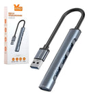 Adaptador Hub USB 3.0 Kaidi 4 Portas - KD 3802