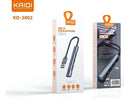Adaptador Hub USB 3.0 Kaidi 4 Portas - KD 3802