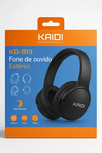 Fone de Ouvido Estéreo Kaidi KD-913