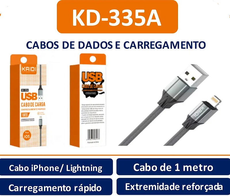 Cabo de Carga Turbo KD-335 USD 1 M Tipo C