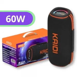 Caixa de som portátil Alta Potência 60W KD-833