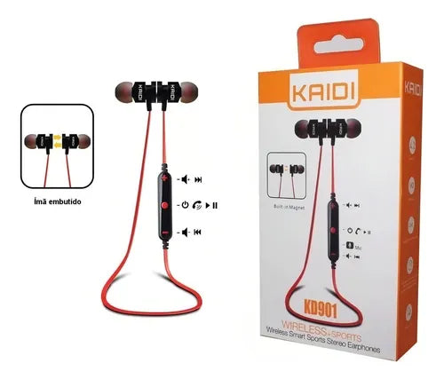 Fone esportivo sem fio Kaidi KD-901