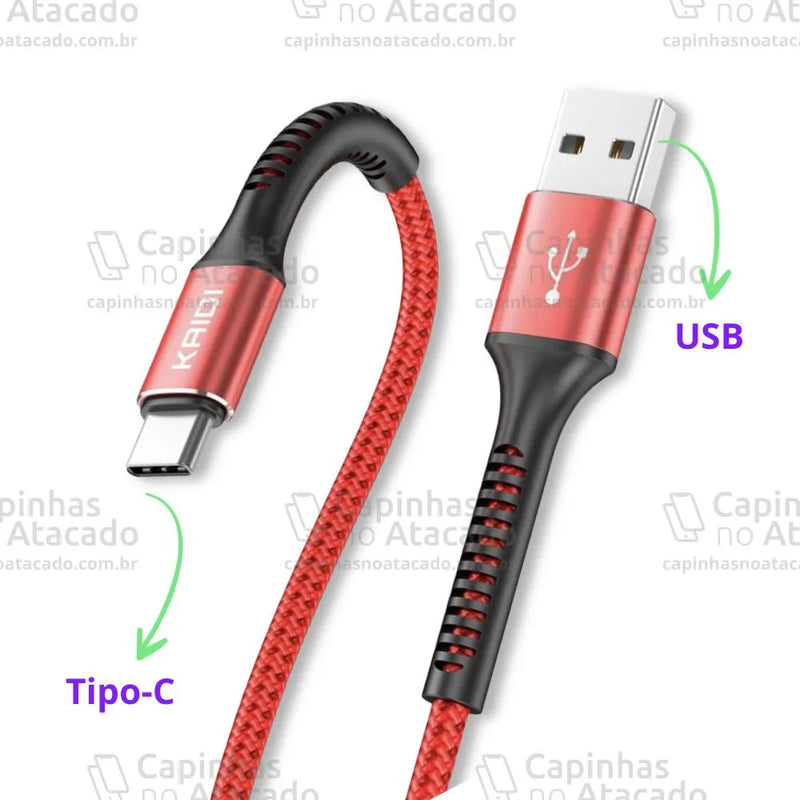 Cabo de Carregamento Rápido Kaidi KD-2501
