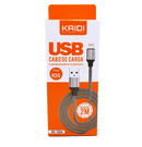 Cabo de Carregamento USB 2M Kaidi KD-336