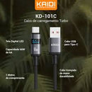 Cabo de Carga Tipo-C para Tipo-C 66W Kaidi KD-101C