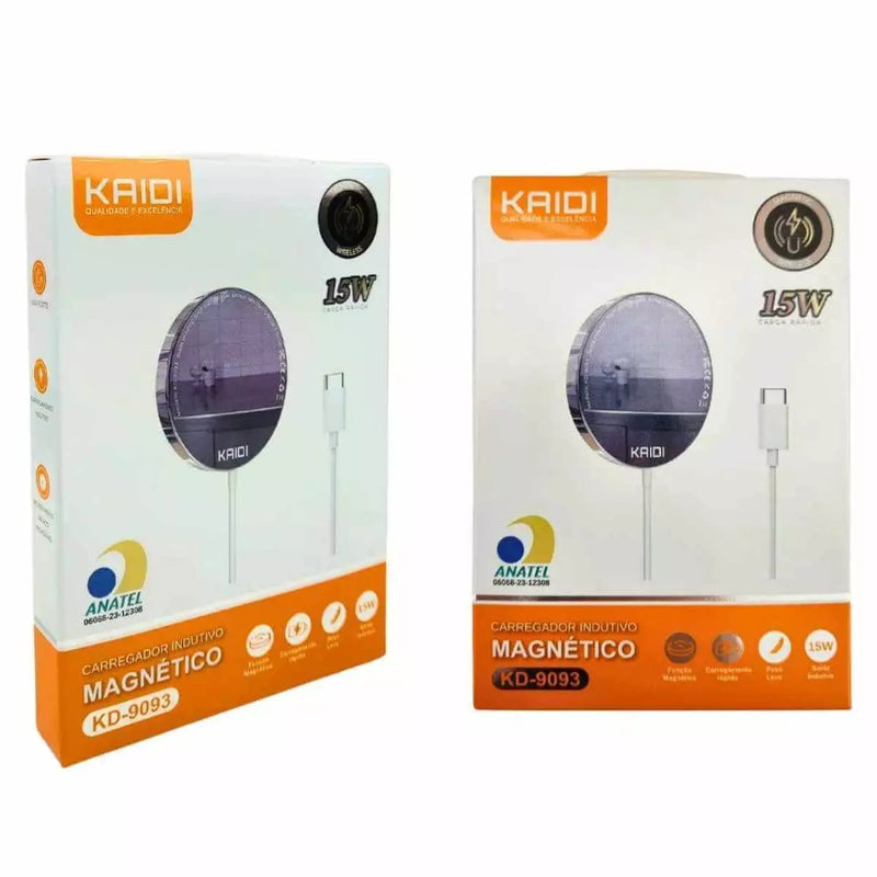 Carregador Indutivo Magnético 15W KD-9093