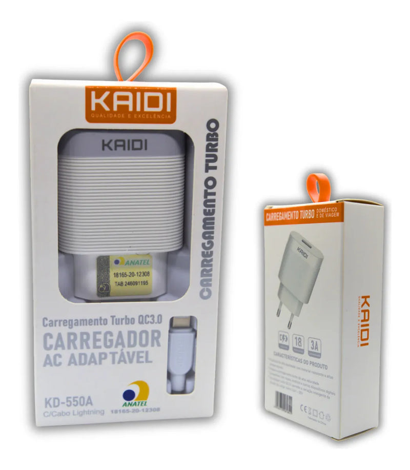 Carregador Saida USB 3.0 KD-550