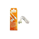 Cabo de Carregamento USB 1M Kaidi KD-307
