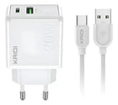 Carregador de Tomada USB e USB-C 20W Kaidi KD-670