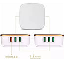 Carregador de Tomada 6 USB Kaidi KD-601