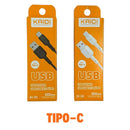 Cabo de Carregamento USB Kaidi KD-28