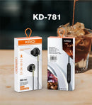 Fone de Ouvido com Fio Kaidi KD-781