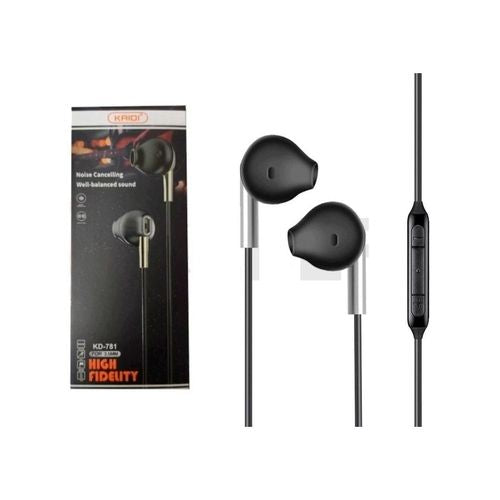 Fone de ouvido com fio KD-781