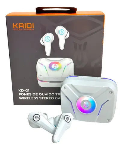 Fone de Ouvido SEM FIO KD-G1 Modo Gamer
