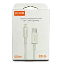 Cabo de dados e carregamento USB turbo Kaidi KD-26