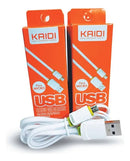 Cabo de Dados e Carregamento USB Kaidi  KD-17